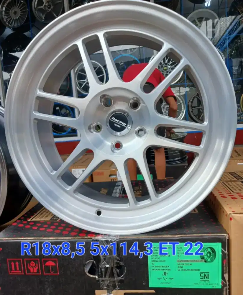 Velg Enkei rpf1 ring 18 lebar 8,5 pcd 5x114,3 ET 22 reborn zenix