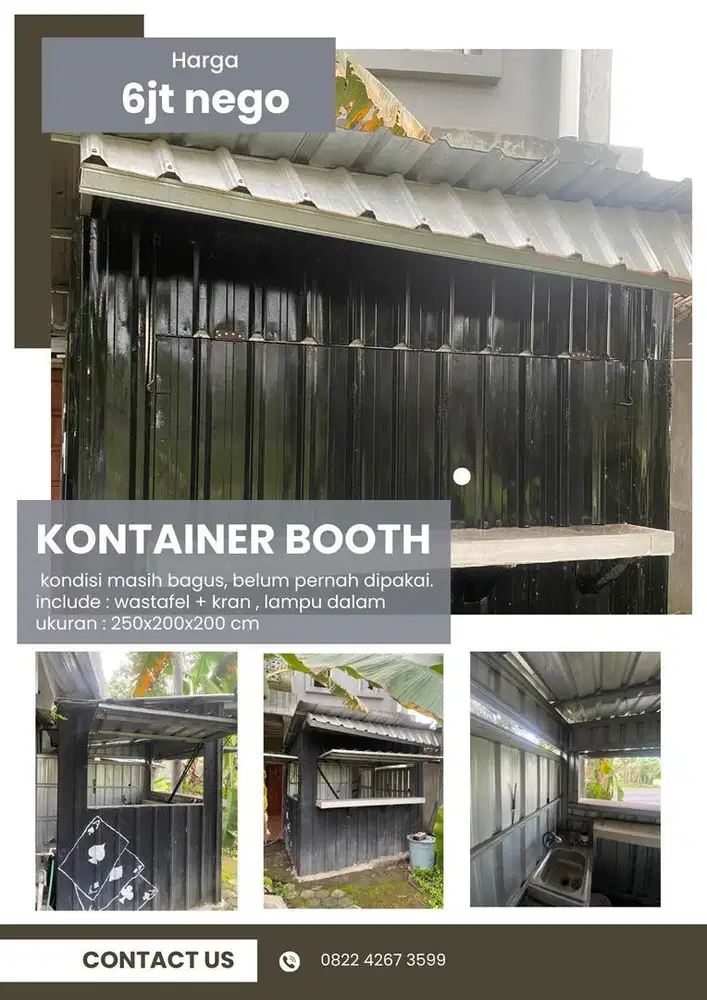 Dijual Kontainer Booth