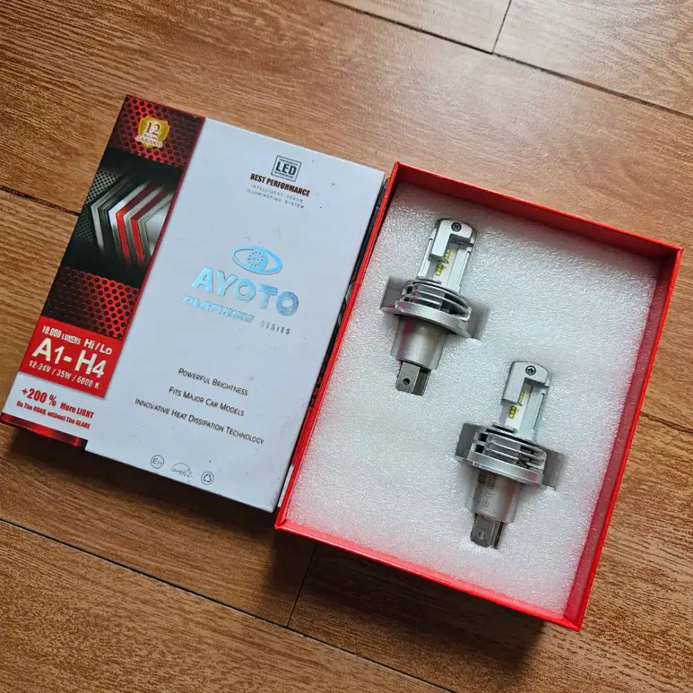 Lampu LED Motor/Mobil Ayoto 35W socket H4