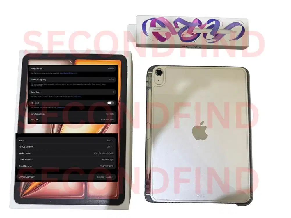 iPad Air 11-inch (M3) 128GB Wi-Fi Only – Inter Unit