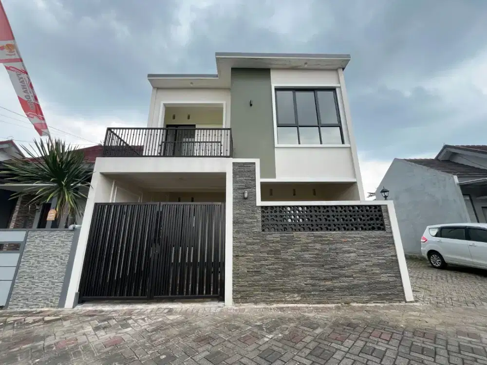 Promo Rumah 2 Lantai Plus Balkon Kota Malang, 3 Menit Bandara Abd Saleh, Bisa KPR