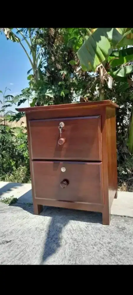Nakas Kayu Jati 2Laci