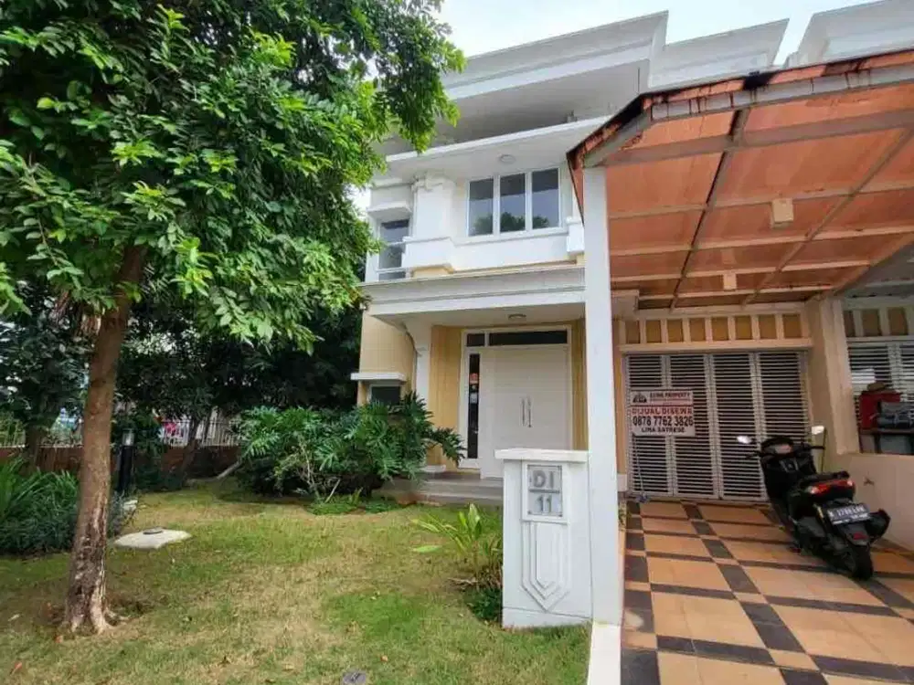 Disewakan Rumah 2 Lantai Summarecon Bekasi Cluster Vernonia Semi Furnish Siap HUNI Baru