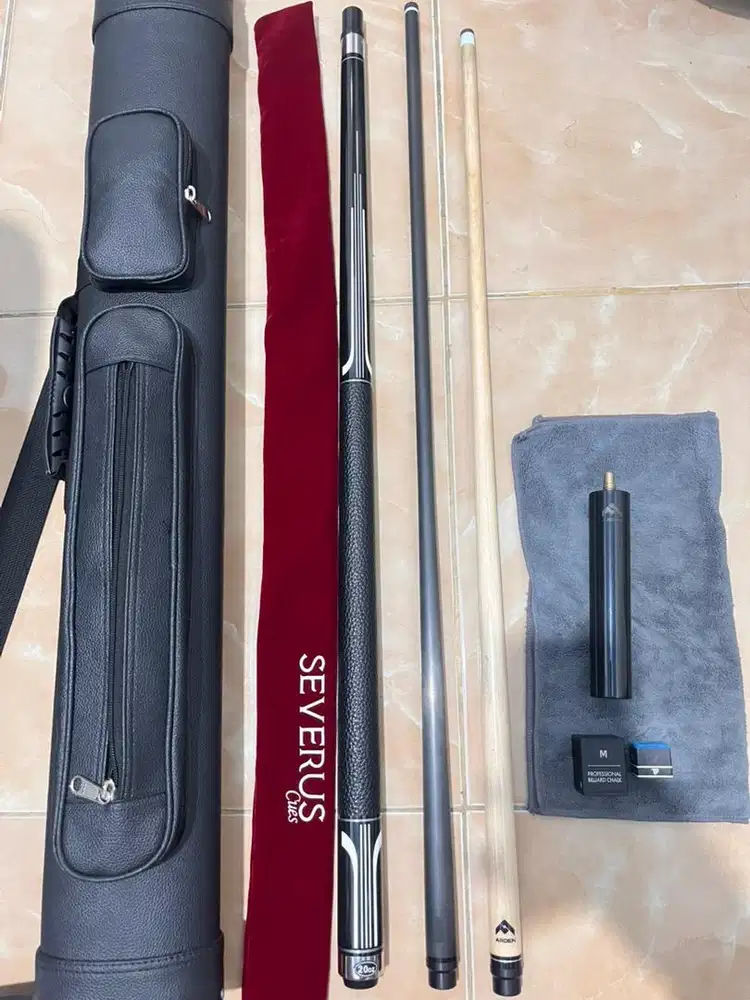 Stick Arden play cue [YAMA-01] & Shaft Severus Reaper UNILOCK 12,4mm