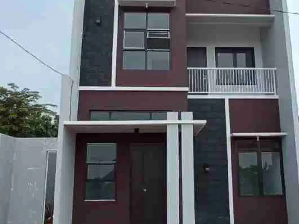 Rumah cluster di Cikarang Barat Bekasi murah dan NEGO 2 lantai 3 kamar tidur KPR strategis pinggir jalan raya utama Bekasi