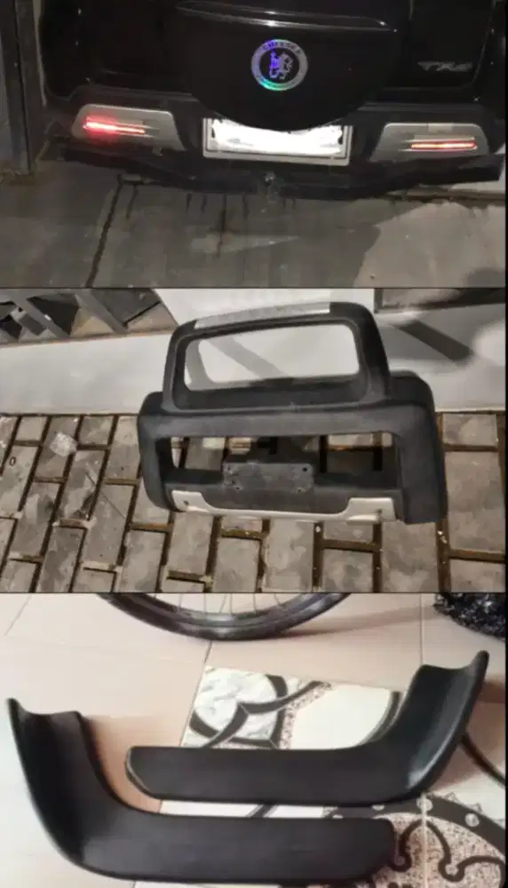 Bumper Depan, belakang + winglet