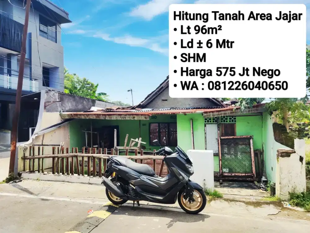 Jual Rumah Lama Hitung Tanah Area Jajar, Dekat Hotel, Kantor, Mall, Cocok Untuk KOS