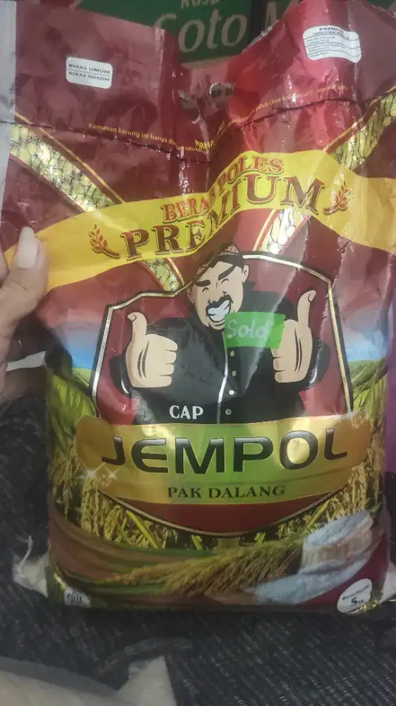 Beras cap pak dalang jempol