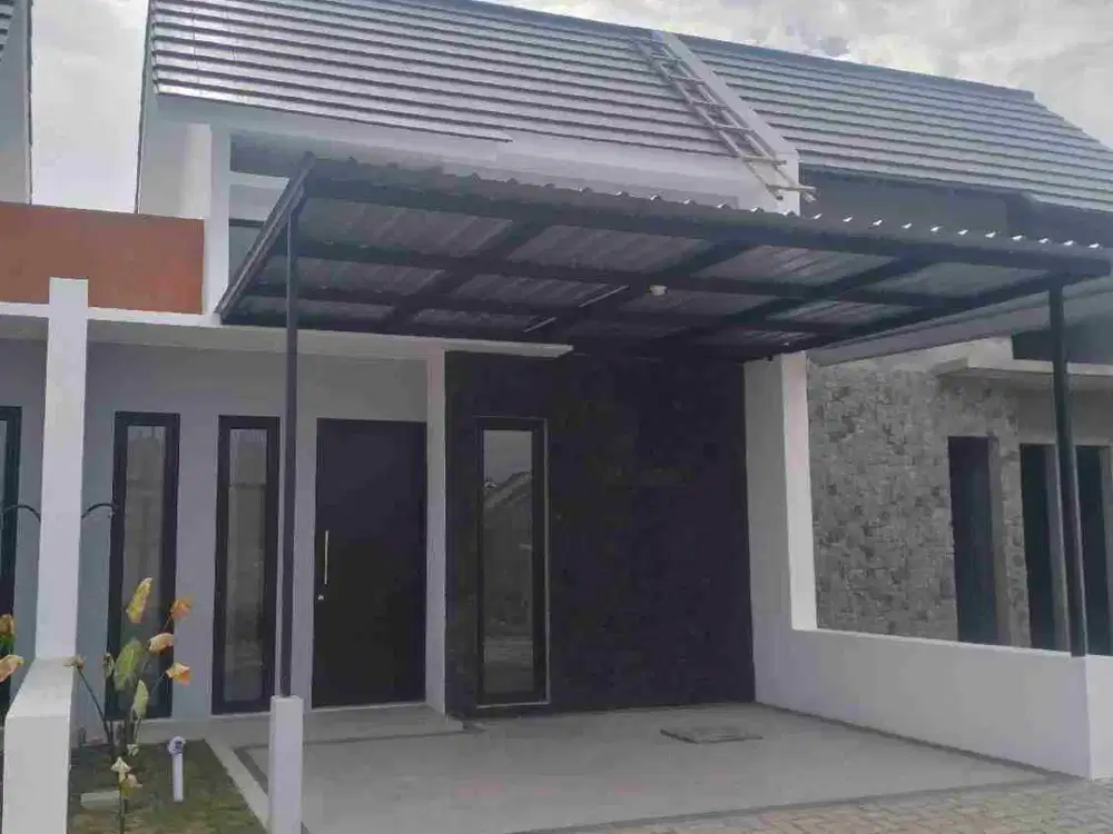 Dijual rumah baru minimalis di barat Gedangan dekat ke Aloha Bundaran Waru Pintu TOL dan Juanda