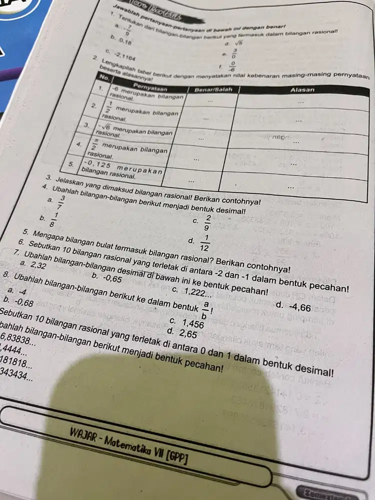 Les privat (calistung dan bimbel)