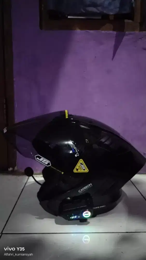 jual helm JS jetsu carbon