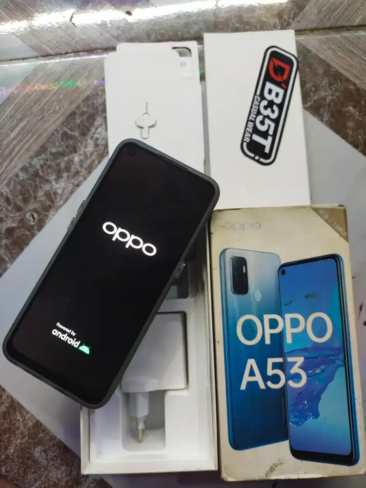 Oppo a53 4+3/128 lengkap
