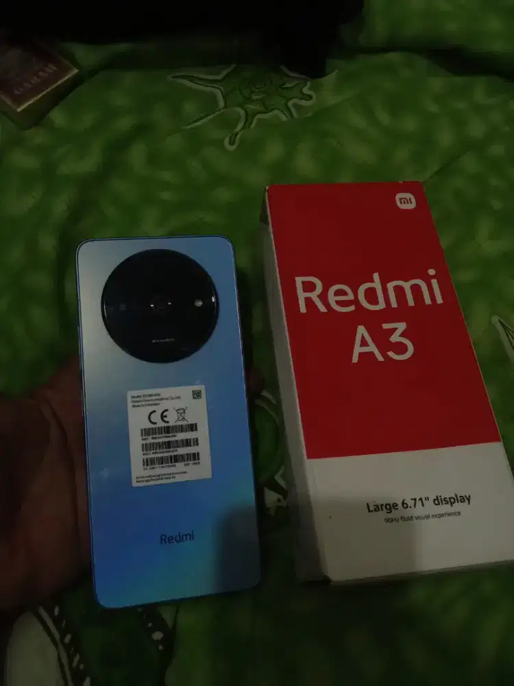 Redmi A3 Ram 4+4/128 normal segel mulus lengkap ninggal kabel aja