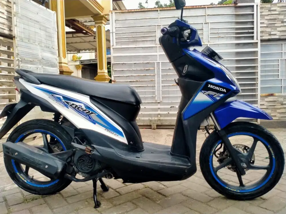 Honda beat FI kena lengkap motor sehat keterangan detail dibawah