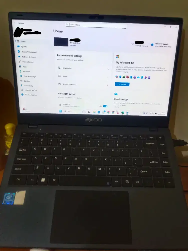 Laptop Axioo Hype 1 RAM 8GB