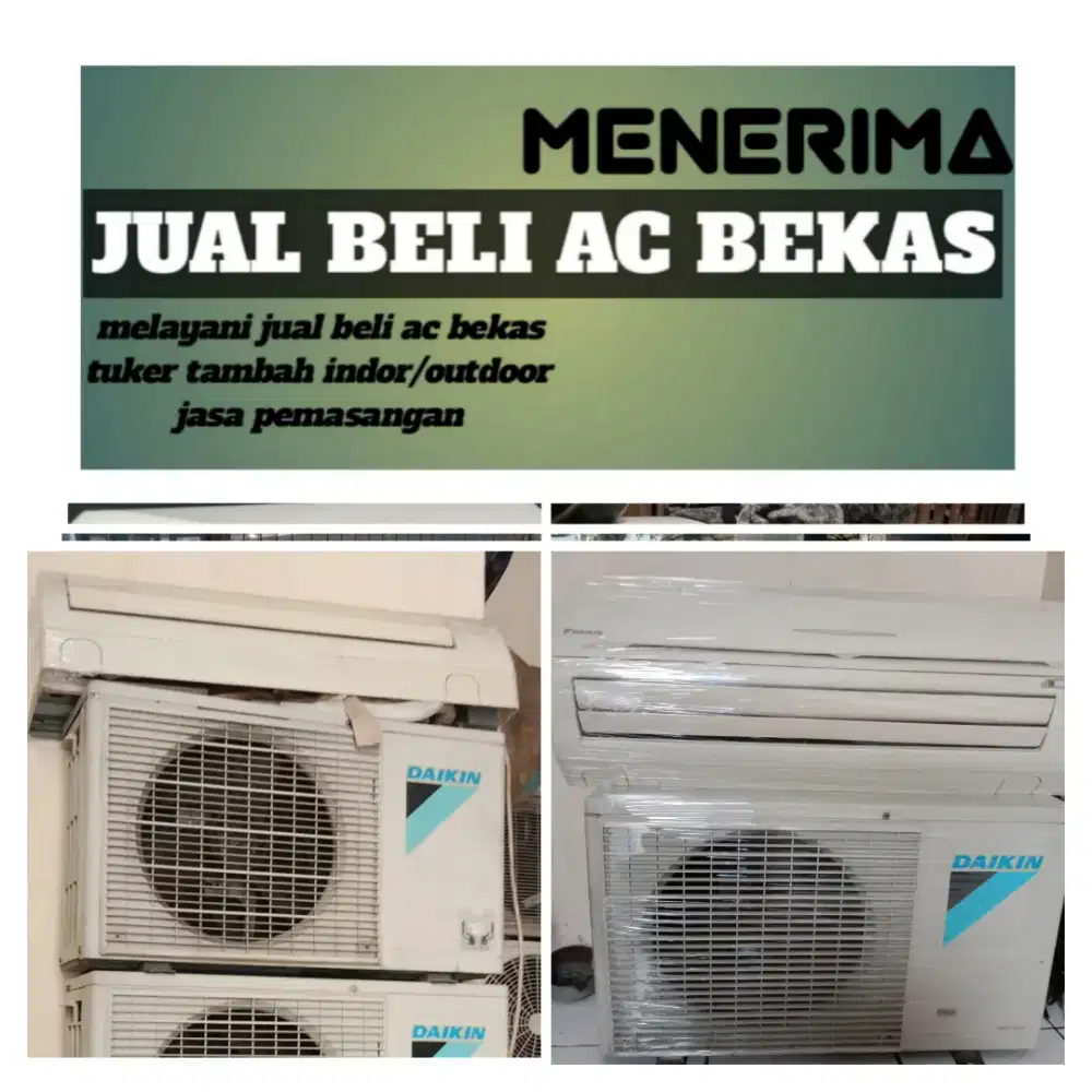 Terima ac bekas rusak