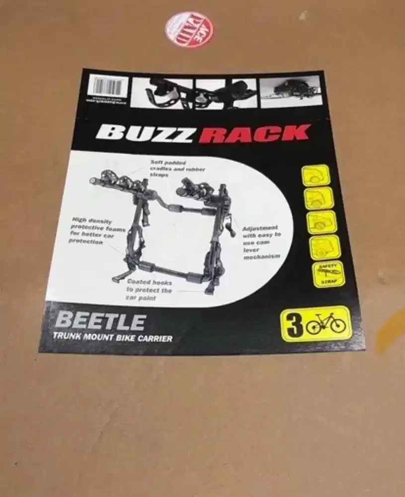 BUZZ RACK BEETLE – Gantungan Sepeda Mobil / Trunk Mount Bike Carrier