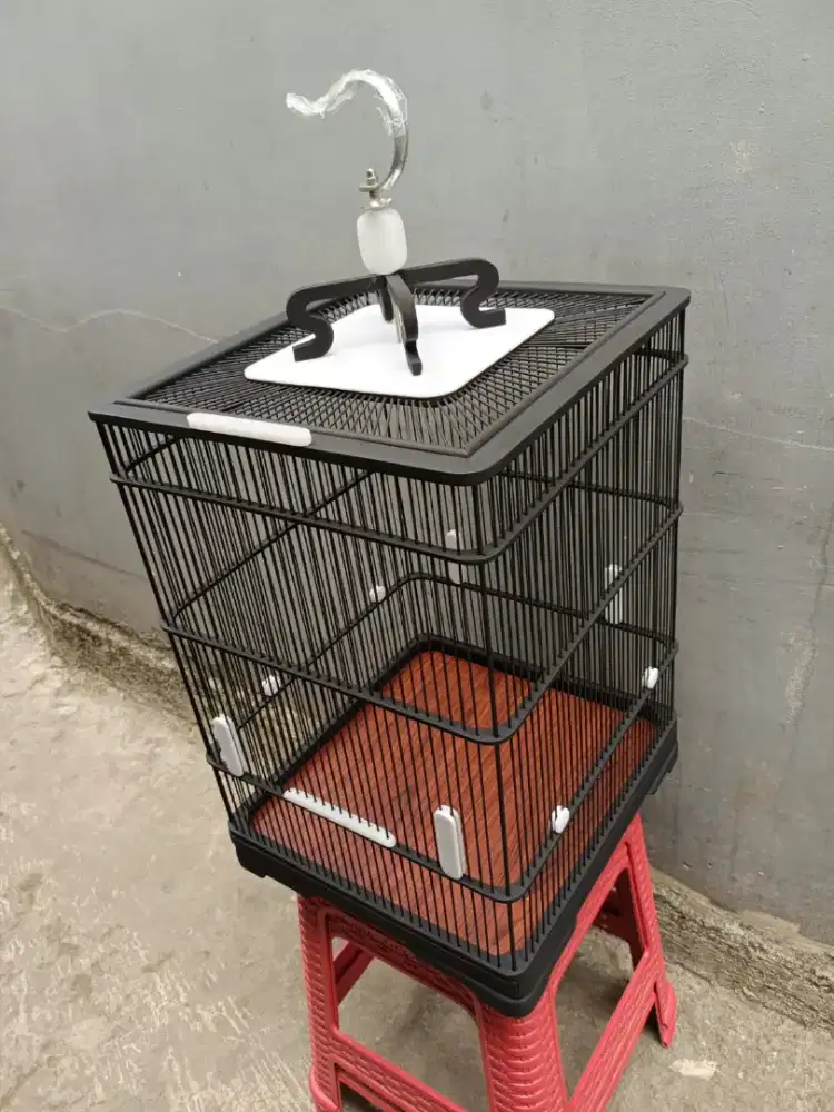 Sangkar cungkok lokal ukuran 35x37cm