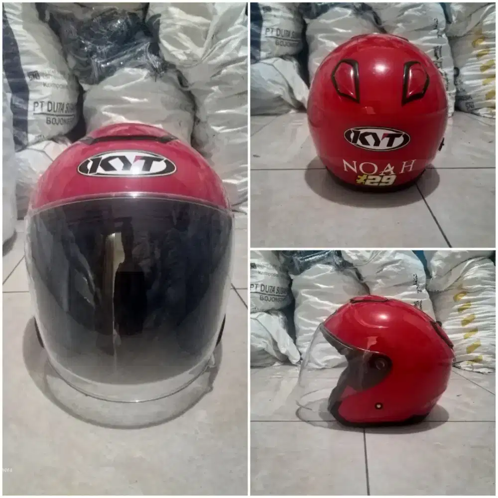 Helm kyt kyoto merah