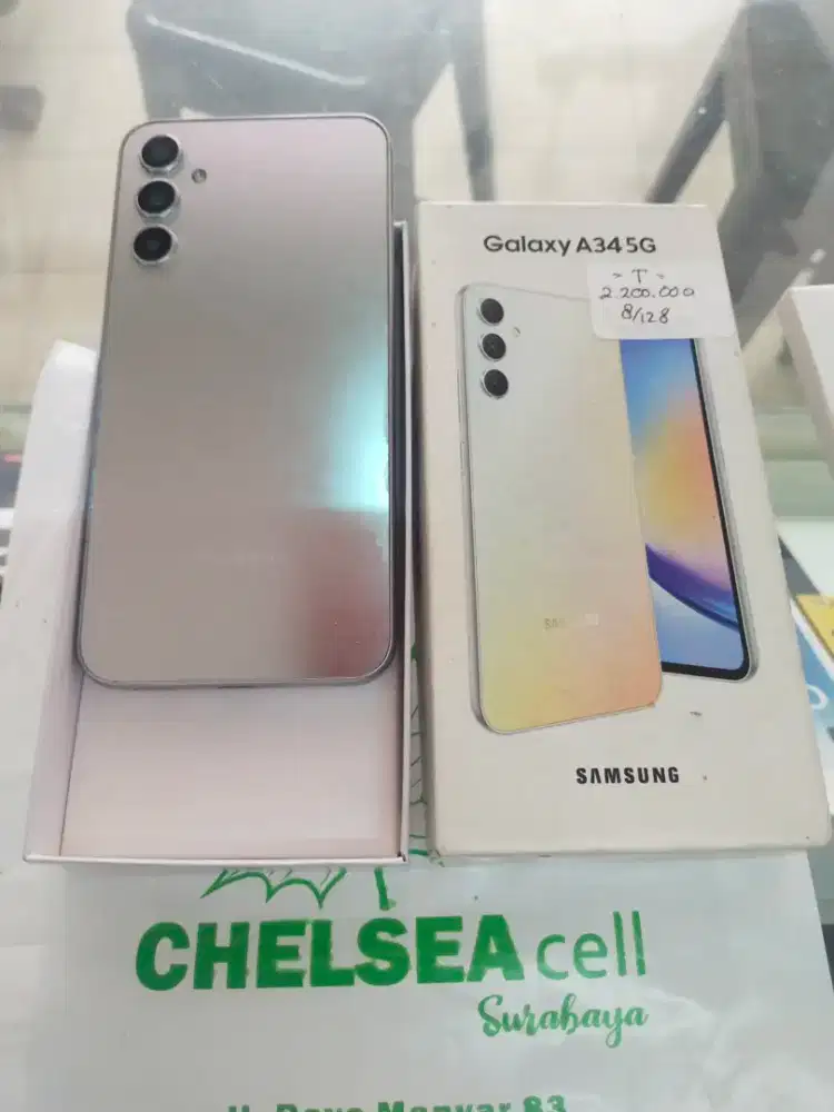 Murah hp Samsung A34 5G 8/128 lkp, bs TT