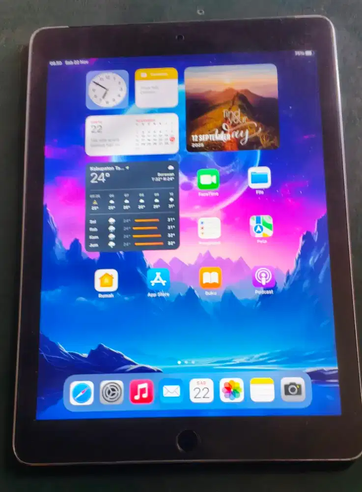 IPAD AIR 2 64GB CELLULAR 4G, ICLOUD AMAN SIAP RESET