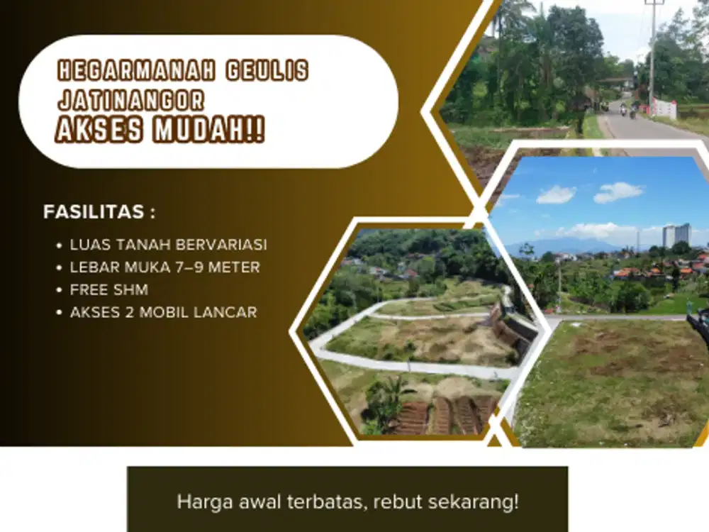 Khusus Warga Bandung yang Lelah Polusi: Pindah ke Kavling Hegarmanah Geulis, Udara Pegunungan!