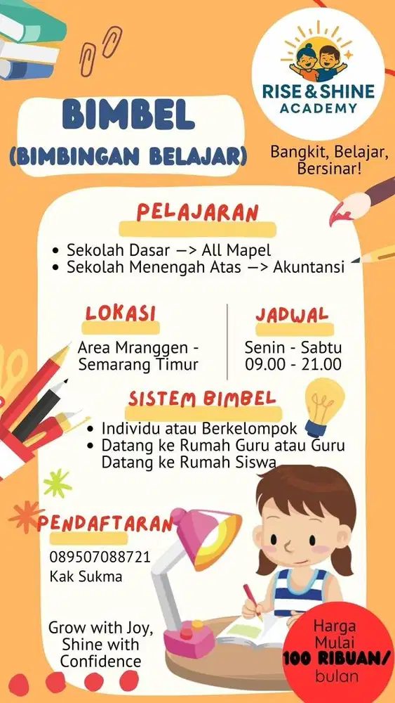 Bimbel Untuk SD dan SMA
