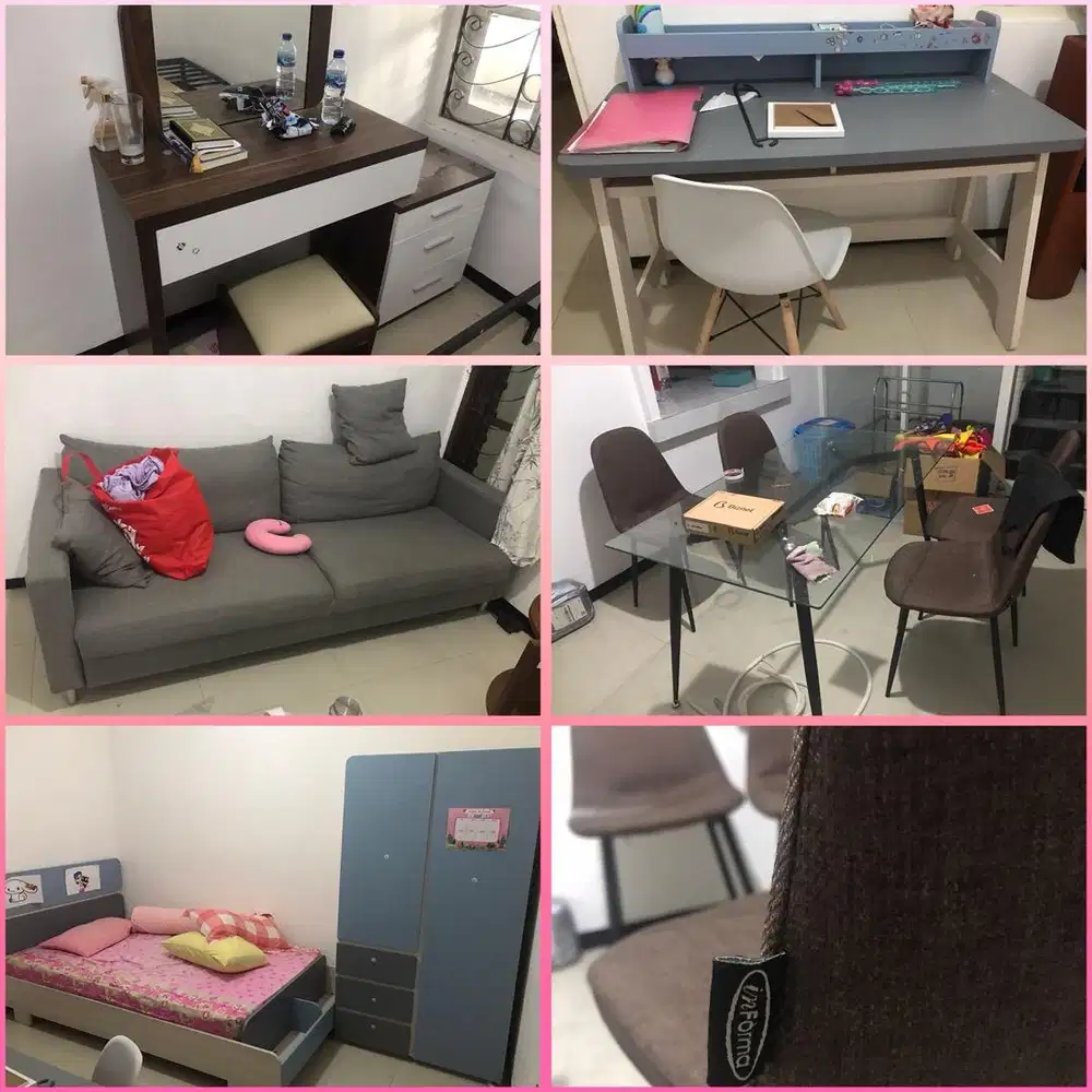 INFORMA SET ANAK, SOFA, DIVAN, MEJA MAKAN, MEJA RIAS, ADA BONUS