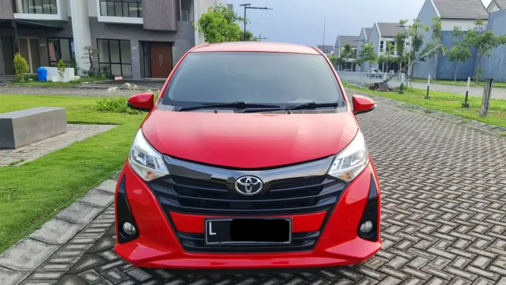 Toyota calya G 1.2 MT merah menyala 2019 facelift pribadi