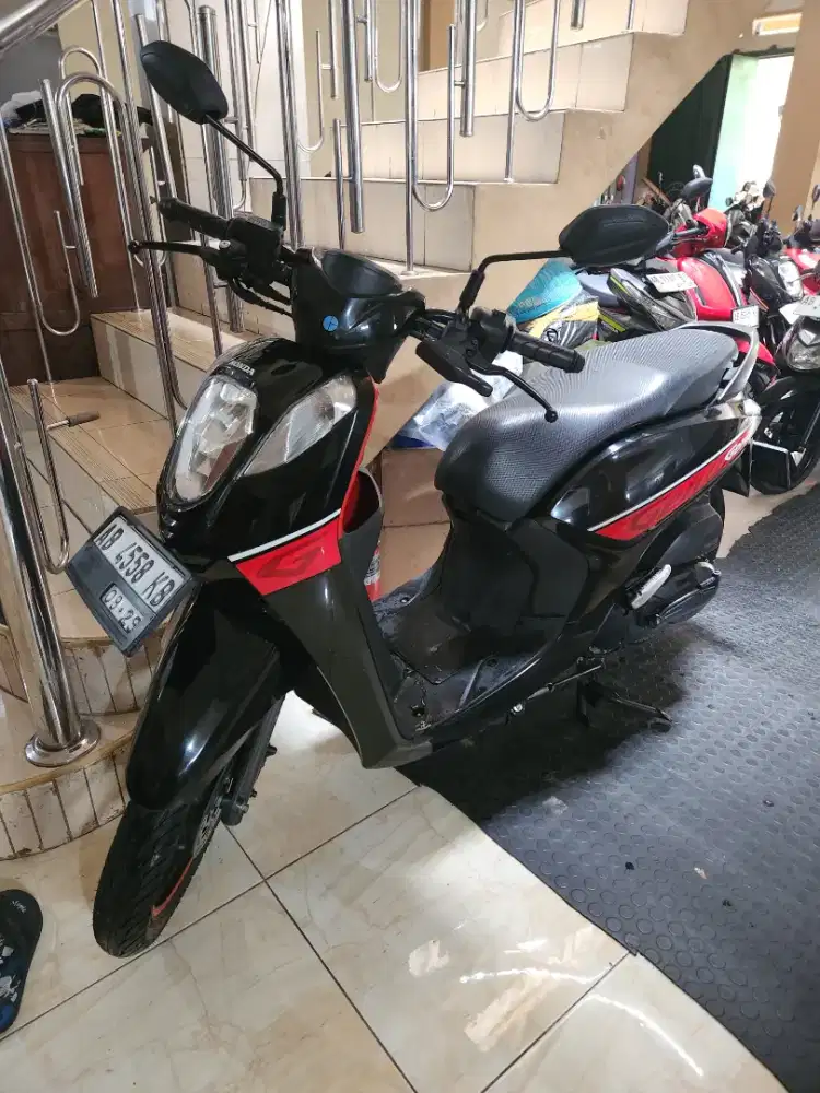 Genio hitam merah 2019 low km 16ribuan Gbm gandu_baru_motor