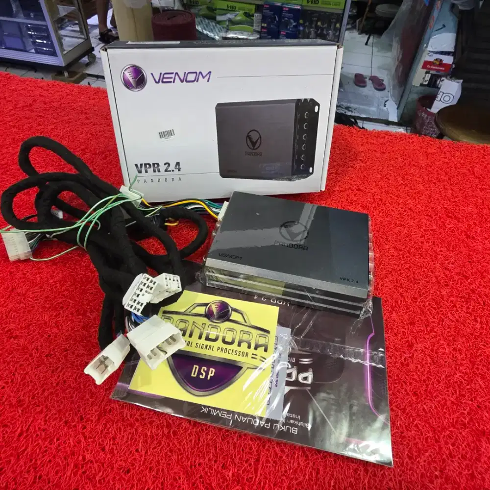 Processor VENOM PANDORA VPR 2.4 Built in Power 4 Channel Out 6 Ch PNP