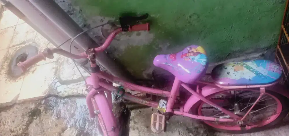 Sepeda anak perempuan ukuran 16''