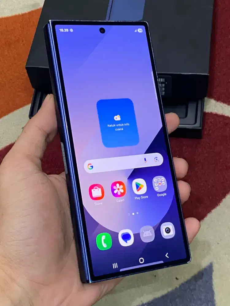 Samsung z fold 6 12/256gb fullset resmi sein