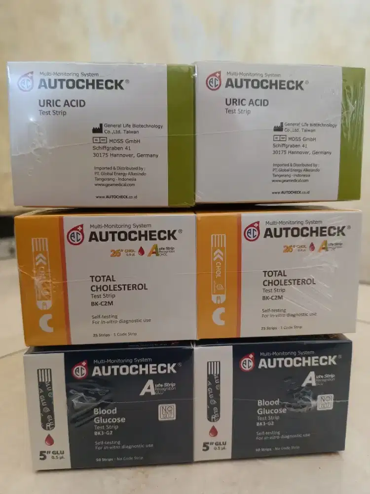 Stick blood asam urat, kolesterol, gula