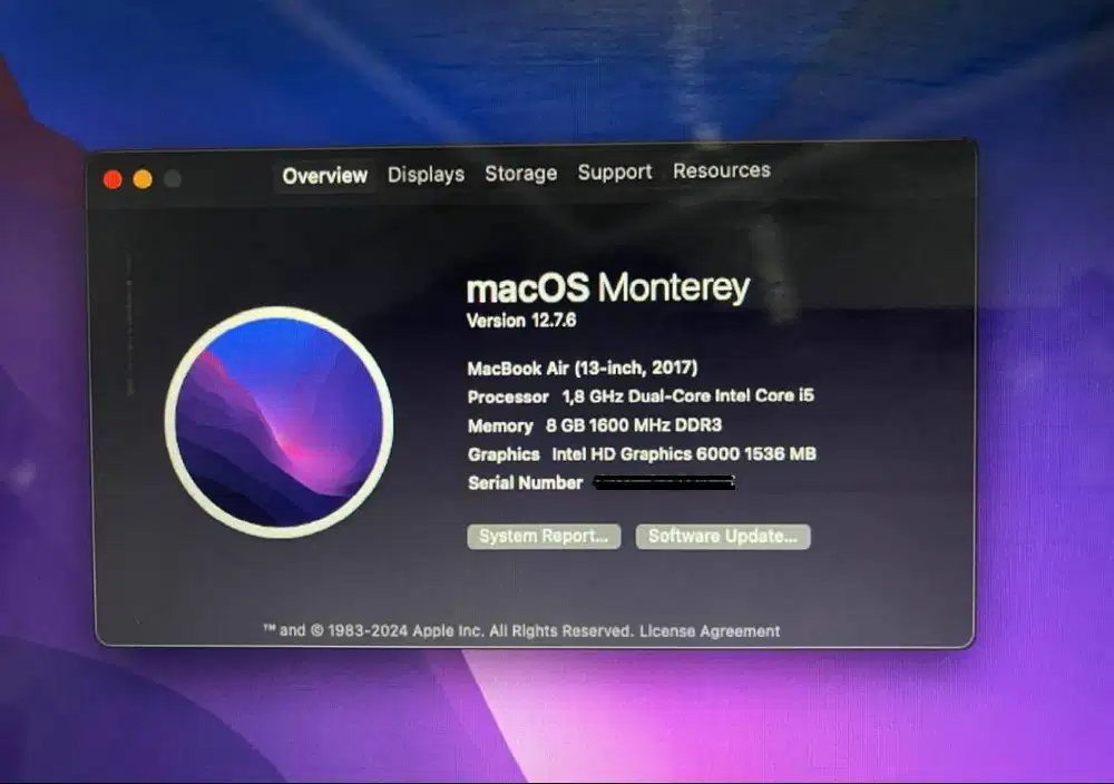 Dijual Macbook Air 2017 13