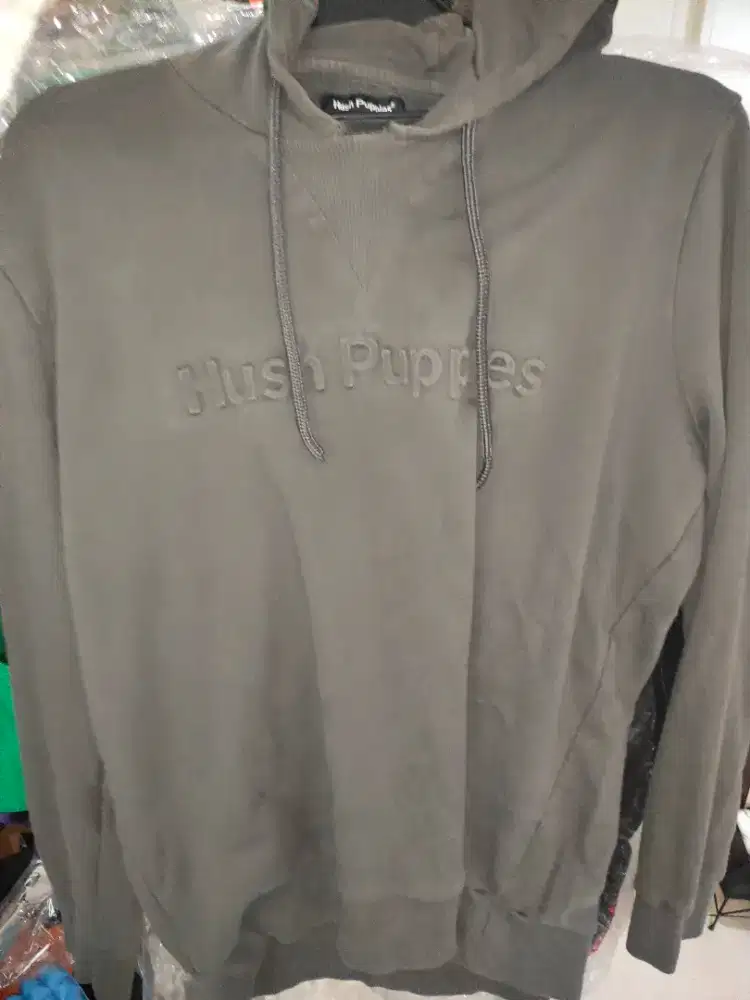 Hush Puppies Hoodie pria sz Large