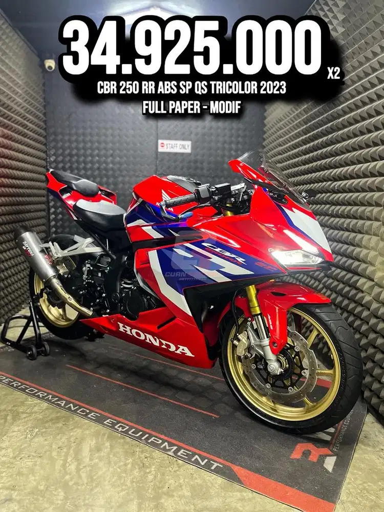 CBR 250 RR OR CBR 250RR ABS SP QS 2023 TRICOLOR MODIF LOW KM 2XXX