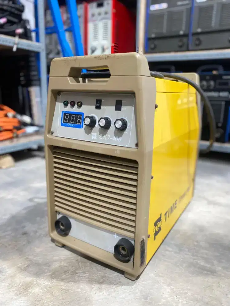 MESIN LAS BEKAS MMA 400A TIME 3 PHASE SECOND LAS LISTRIK INVERTER