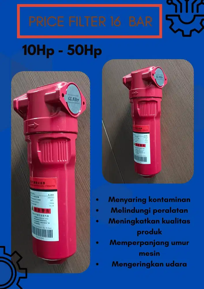 Price Filter 16 Bar 10Hp - 50 Hp