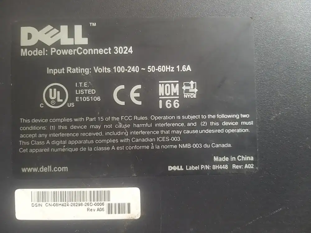 dell powerconnect 3024