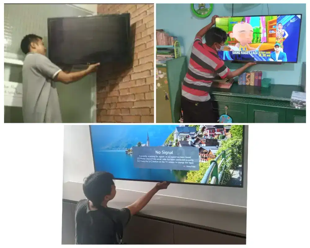 Braket +pasang 32-43inc terima rapih bracket breket led tv