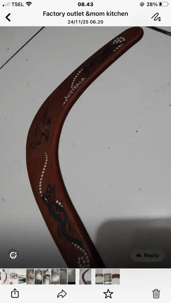 boomerang made in Australia