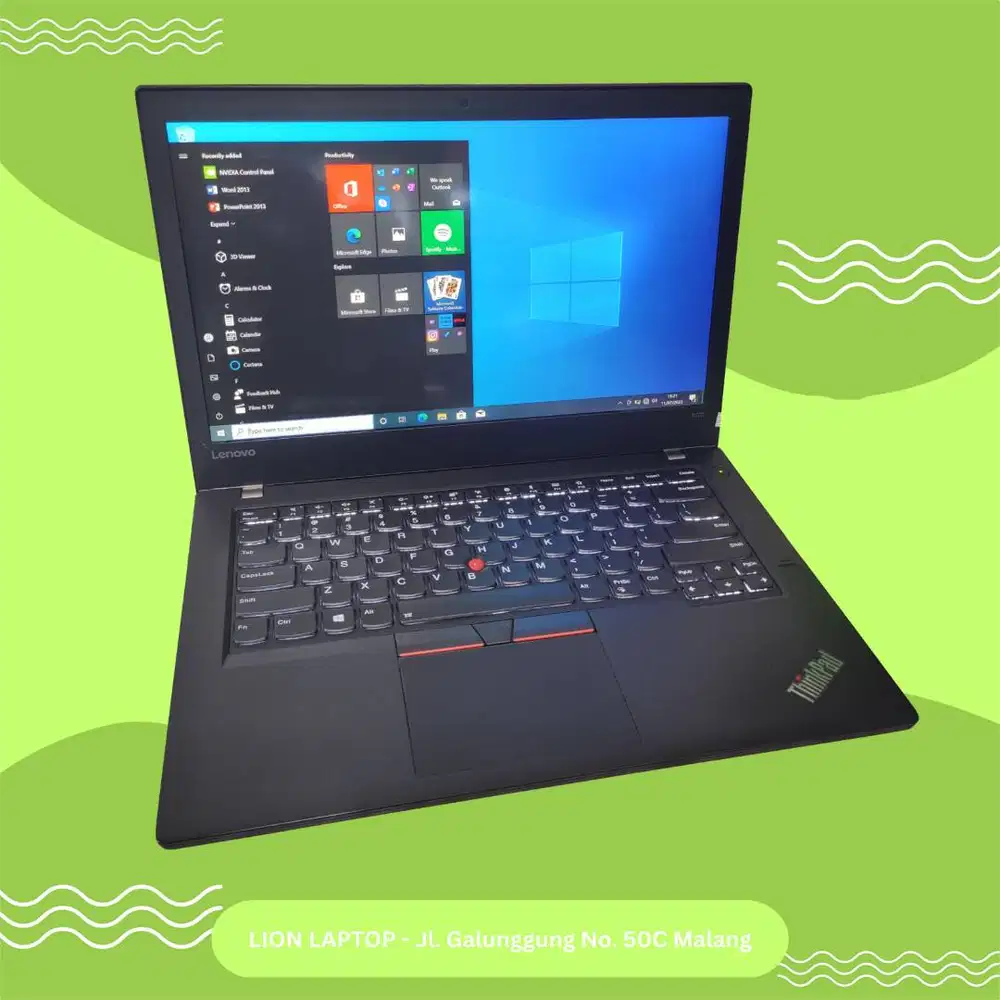 RAM 8GB SSD 256GB i5 Touchscreen Lenovo Thinkpad T470 [24|11]