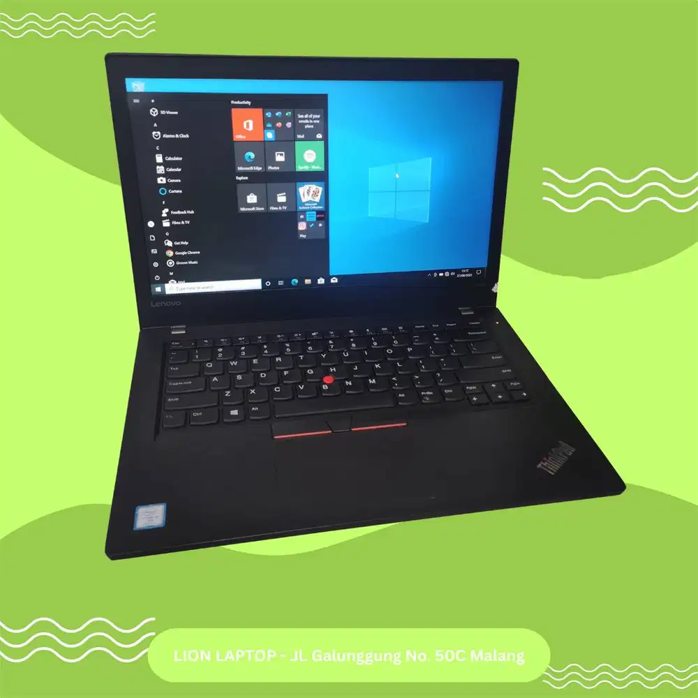 RAM 16GB Core i5 Gen7 SSD 256GB Lenovo Thinkpad T470 [24|11]