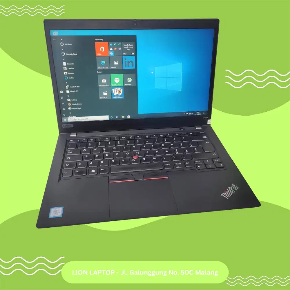 RAM 16GB i5 Gen 8 SSD 256GB Lenovo Thinkpad T490 [24|11]