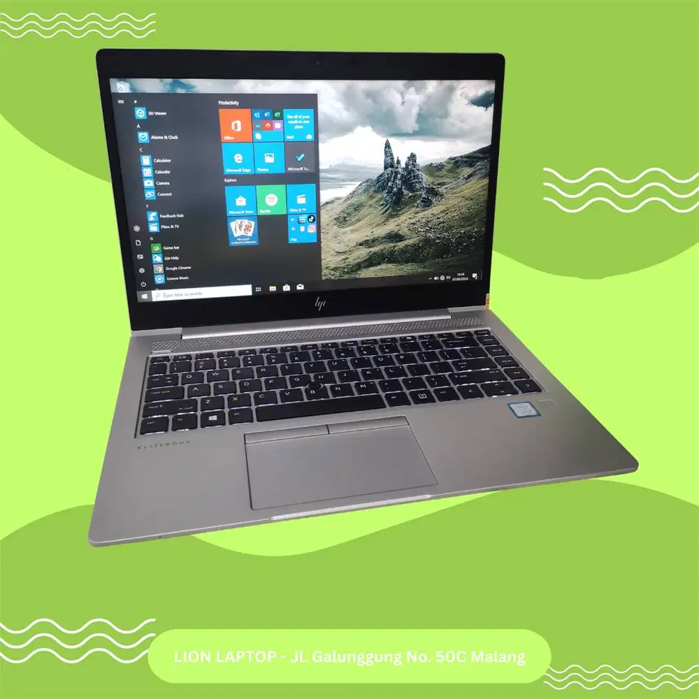 Core i5 Gen 8 RAM 8GB SSD 256GB HP Elitebook 840 G5 [24|11]