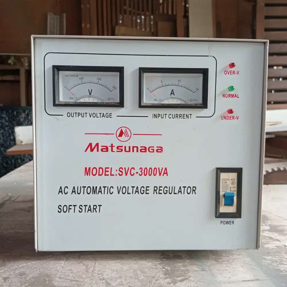 Stabilizer Matsunaga SVC-3000VA – Kondisi Normal, Siap Pakai