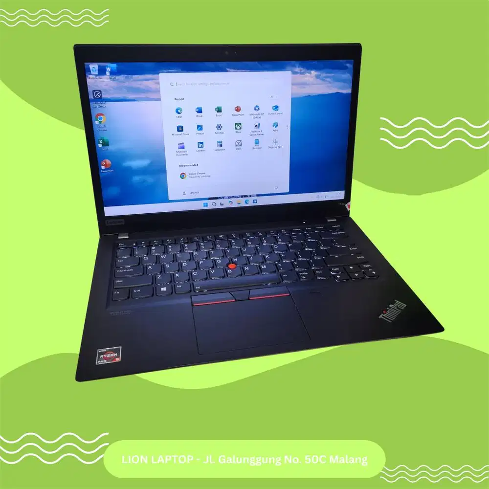 RAM 16GB Touchscreen Ryzen 5 Slim Lenovo Thinkpad T14s [24|11]