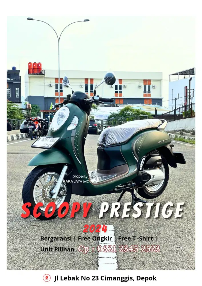 SCOOPY PRESTIGE 2024 Cash Kredit Bergaransi