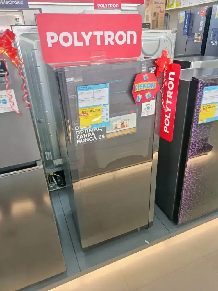 Promo Kulkas 1 Pintu Polytron 180 Liter Bisa Cicilan Tanpa DP Bunga 0%